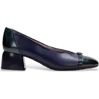 Hispanitas para mulher. BHI264922 Sapatos de Pele Varsóvia marinho (39), Couro, 1 a 3cm, Fivela, Casual