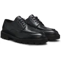 BOSS para homem. 50573404 Sapatos de couro Julyo Derb preto (43), Plano, Cordão, Casual, Clássico