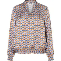 More & more Blusa azul / azul claro / laranja