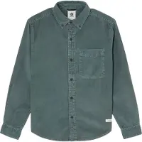 Element - Marcas - Button Down Regular Corduroy Shirt Youth Dark Slate para criança - Tamanho criança 10 anos - Cinzento