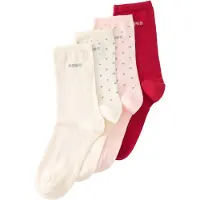 BOSS Meias creme / rosa pastel / vermelho / branco