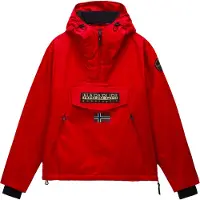 Napapijri - Casacos - Rainforest Next Haute Red para Homem - Nylon - Tamanho L - Vermelho