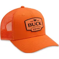 Buck Boné Mesh Leather Patch Hat Blz OR