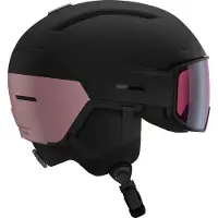 Salomon - Capacetes ski homem - Driver Pro Sigma Black/Dawn Pink para Unissexo - Tamanho M - Preto
