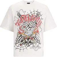 Ed Hardy Camisa 'Gothic Blitzadler' branco