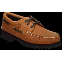 Timberland para homem. TB0A2PDQAJW1 Náuticos de couro Authentic castanho (47.5 W), Marrom, Plano, Cordão, Casual, Clássico