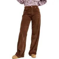 Roxy - Calças mulher - Surf Crush Cord Pant Chestnut para Mulher - Tamanho M - Castanho