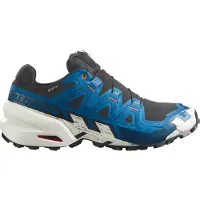 Salomon - Sapatilhas trail - Speedcross 6 GTX Black/Mykonos Blue para Homem - Tamanho 42 - Azul