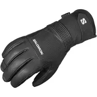 Salomon - Luvas ski - Powdergrip GTX Gloves U Deep Black para Unissexo - Tamanho M - Preto