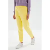 Tommy Life Calças de desporto amarelo limão