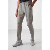 Tommy Life Calças de desporto 'Jogginghose' cinzento claro