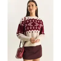 Bianco Lucci Pullover 'Pullover' vermelho