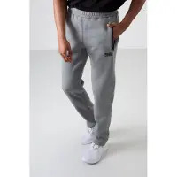 Tommy Life Calças de desporto 'Jogginghose' cinzento claro