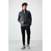 Tommy Life Fato de desporto cinzento basalto / preto