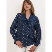 Big Dart Blusa marinho / branco