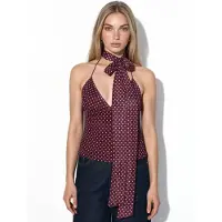 Hiccups for Kids Top borgonha / branco