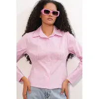 Big Dart Blusa cor-de-rosa