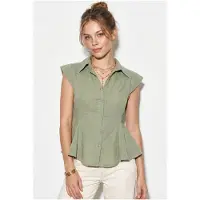 Bianco Lucci Camisa 'Hemden' verde pastel