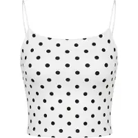 STUDIO SELECT Top 'Gemma' preto / branco