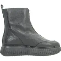Wonders para mulher. A-5202_5078_5792 Botins de Pele Xfly 02 Preto (41), Couro, Plano, Zíper, Casual