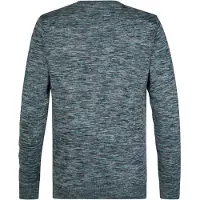 Petrol Industries Pullover cinzento claro / petróleo / preto