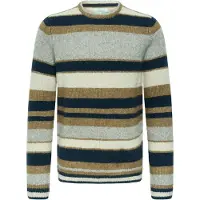 Blend Pullover 'BHDANNIE' navy / castanho / cinzento / branco