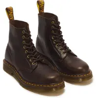 Dr. Martens unisex. 31981201 Botas de Couro 1460 Pascal castanho (42), Marrom, Plano, Cordão, Casual
