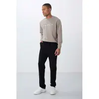 Tommy Life Calças de desporto 'Jogginghose' preto