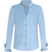 Mos Mosh Blusa 'Hassie' azul claro