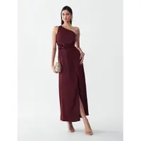 BWLDR Vestido 'NIALL' vermelho escuro