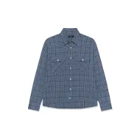 Matinique Camisa 'Christaldo' azul / preto