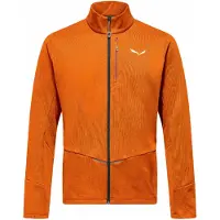 Salewa - Vestuário caminhada - Pedroc Pl 3 Jacket M Turmeric para Homem - Softshell - Tamanho S - Laranja