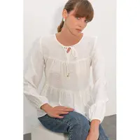 Big Dart Blusa 'Blusen' offwhite