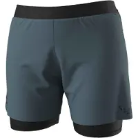 Dynafit - Vestuário trail corrida mulher - Alpine Pro 2/1 Shorts W Cinder para Mulher - Tamanho XS - Cinzento