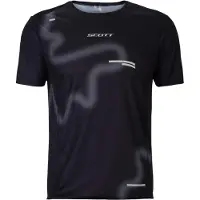 SCOTT - Vestuário trail corrida - RC Run SS Tee M Black Spray Grey para Homem - Tamanho L - Cinzento