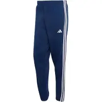 Adidas Calças Essentials 3-Stripes French Terry Tapered Cuffed