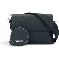 Wonders unisex. WB-54020-C Bolsa Mirari verde (OSFA), Casual, Imitação couro, Poliuretano