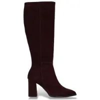 Wonders para mulher. M-5442 Botas de Couro Charme grená (36), 3 a 5cm, Zíper, Casual