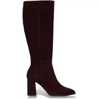 Wonders para mulher. M-5442 Botas de Couro Charme grená (37), 3 a 5cm, Zíper, Casual