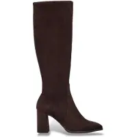 Wonders para mulher. M-5441 Botas de Couro Cervojet marrom (36), Tecido, 3 a 5cm, Zíper, Casual