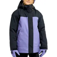 Roxy - Casacos ski criança - Ice Bounded Girl Jacket True Black para Rapariga - Tamanho criança 14 anos - Violeta