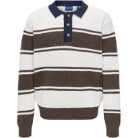 Only & Sons Junior Pullover 'OSJRODGER' castanho / branco