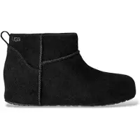 Ugg para mulher. 1180412 Botins de Pele Classic Mini Enwrap preto (39), Couro, Plano, Nenhum, Casual