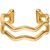 Purelei Anel 'Waves' ouro