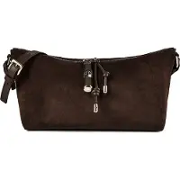 Furla Mala de ombro castanho escuro