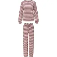 Lingadore Pijama bordeaux / branco