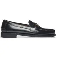 Sebago para homem. 7001570 Mocassins de couro Classic Joe preto (40), Plano, 1 a 3cm, Nenhum, Casual, Sapatos de Festa, Clássico