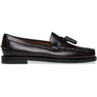 Sebago para mulher. 7001560 Mocassins clássicos Will em pele castanho-vinho (38), Couro, Plano, 1 a 3cm, Nenhum, Casual, Sapatos de Festa, B