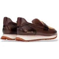 Hispanitas para mulher. HI254387 Mocassins de Couro Sport Kansas castanho (38), Marrom, 1 a 3cm, Nenhum, Casual