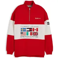 Tommy Hilfiger Sweatshirt navy / amarelo / vermelho fogo / branco